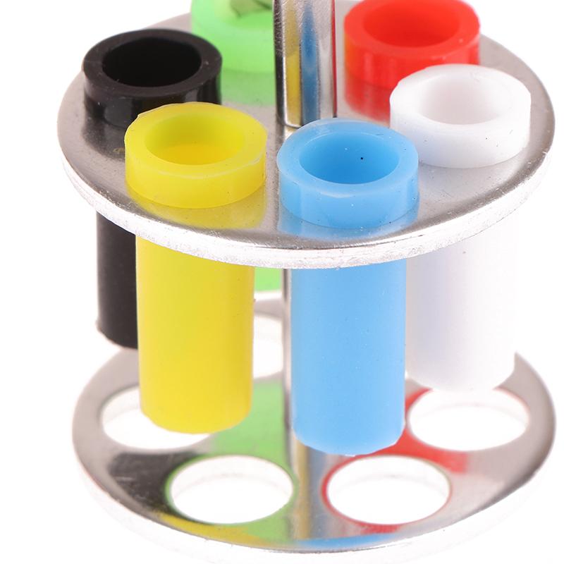 1 шт., 6 отверстий, стоматологический эндодонтический бокс, дезинфекционная коробка для гуттаперчевых штифтов, автоклав, стерилизатор, держатель для боров и эндодонтических файлов