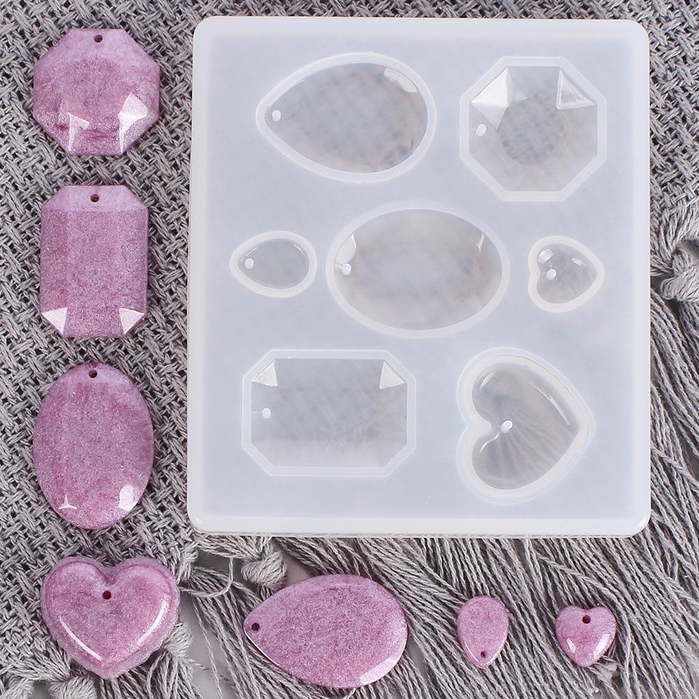 1PCS Button Mold with Hole Mold Non-stick Art Mold Decoration Cake Baking Tools DIY Silicone Mold Resin Button