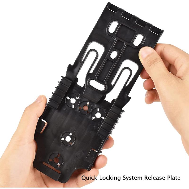 QLS Kit For Gun Holster Accessories Gun Case Adapter Quick Locking System Kit with QLS 19 and 22 Polymer