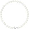 Bracelet - - Genuine Cultured Pearls 5-6 Mm - 925 Silver - Length 18 Cm - Women