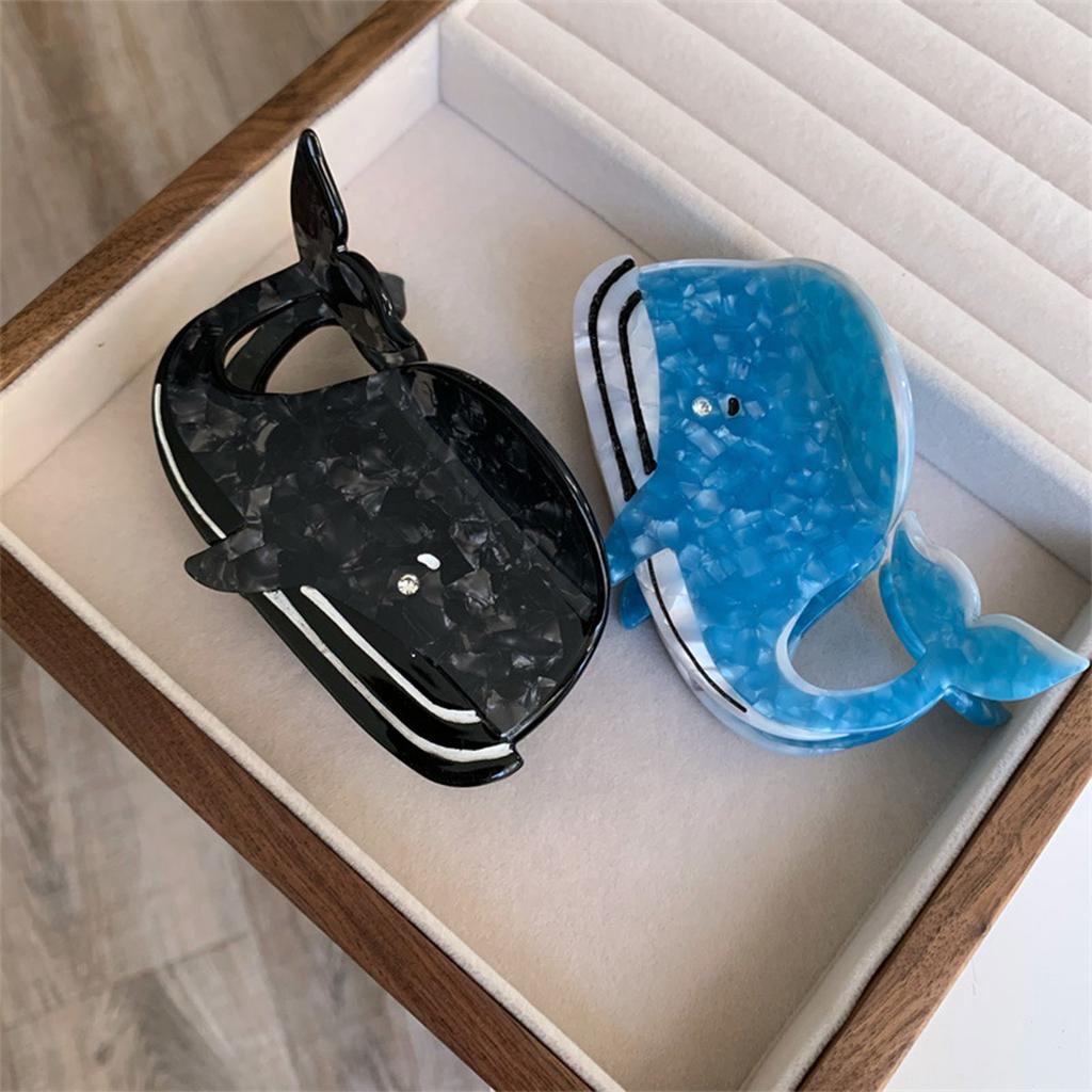 Shark Hair Claw Clips Ocean Theme Hair Jaw Clamps Cute Hair Catch Acetate Barrettes Strong Hold Hairpin for Girls