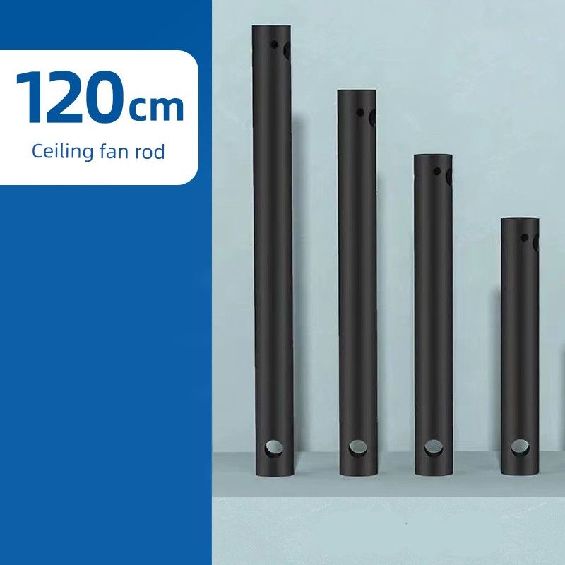 Diamond Brand Black Ceiling Fan Boom Accessories Extension Rod Long Boom 50 60 80 CM1 M 1.2 M 1.5 M