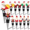 Twist Cap Christmas Wine Bottle Stopper Vacuum Sealed Christmas Bottle Sealing Plug  Bar Gifts