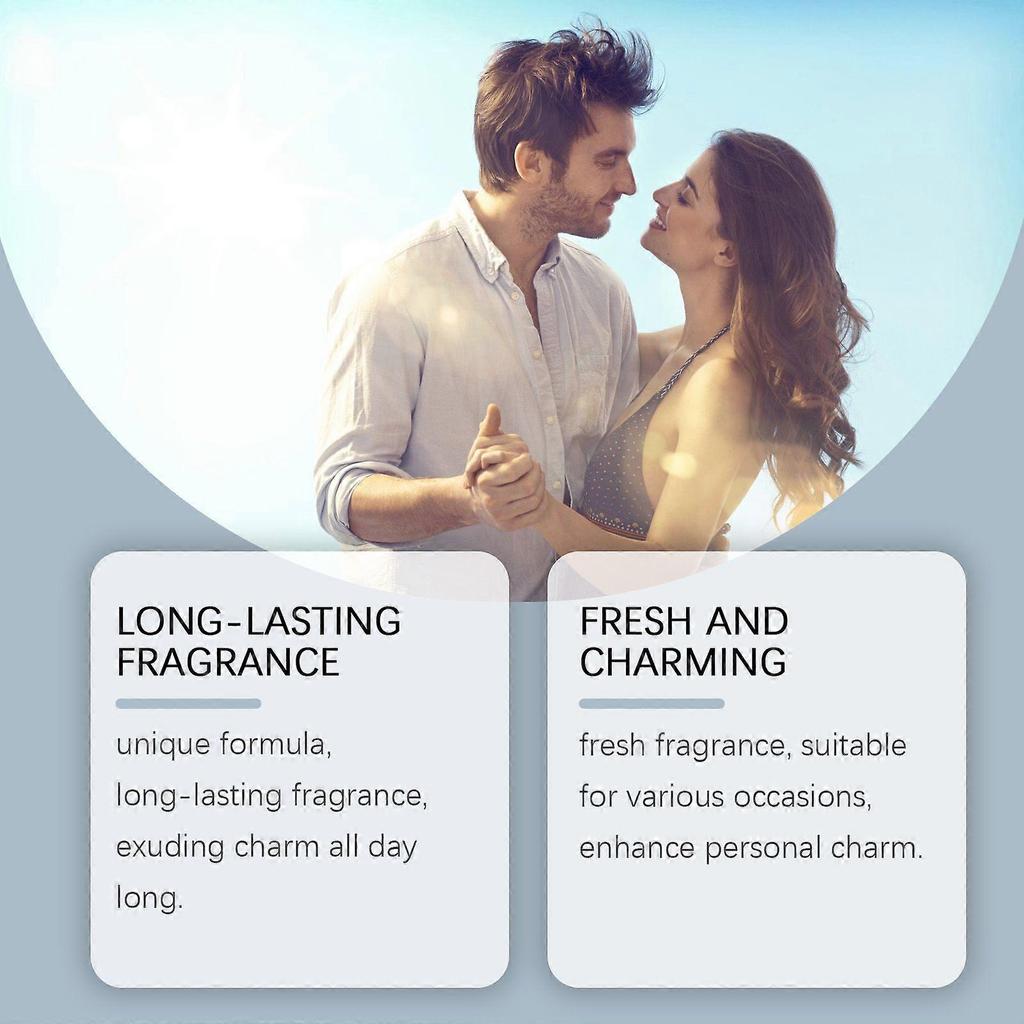 Men's Charm Perfume, Natural and Fresh, Long-lasting Fragrance, Release Men's Charm and Temperament, Dating Atmosphere Perfume less