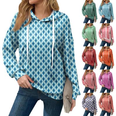 Толстовки для женщин оверсайз зимние милые свитшоты пуловер трендовая осенняя одежда