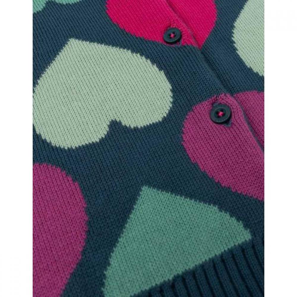 Oilily Be Heart Jacquard Cardigan Okifecg003d 731