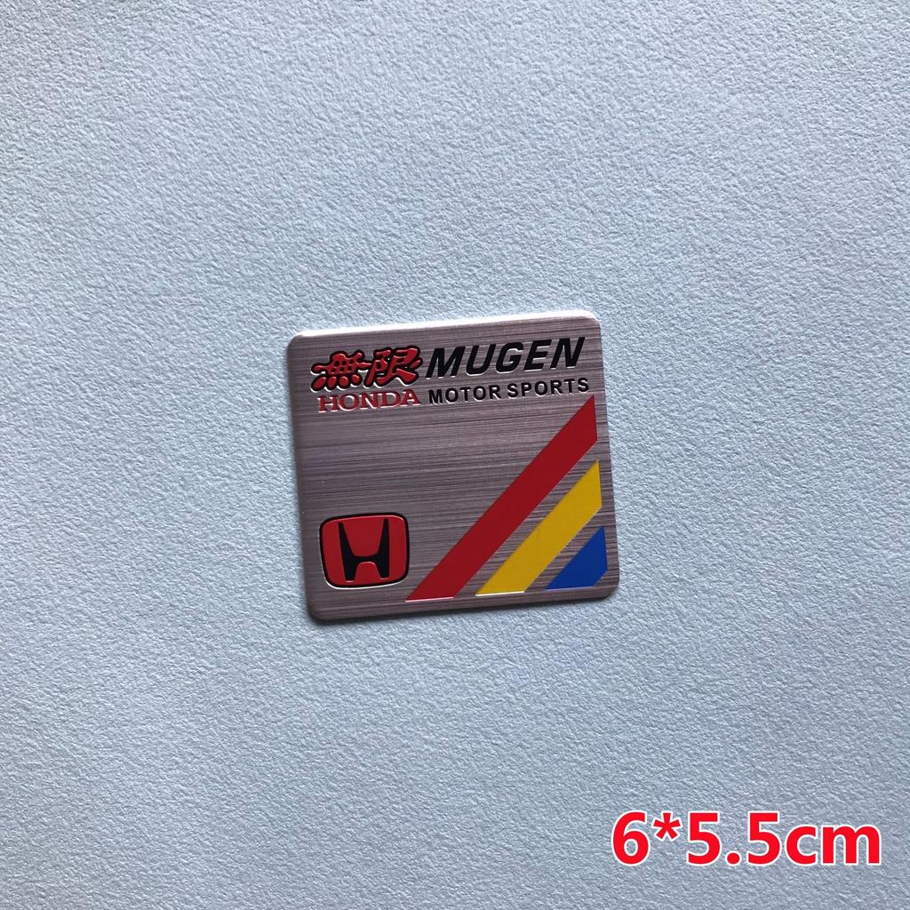 AAALZ1 Aluminum Car Body Fender Trunk Decal Badge for Honda Civic FIT Accord CRV CRZ CRX HRV Odyssey City B-Series D-Series H-Series Rs