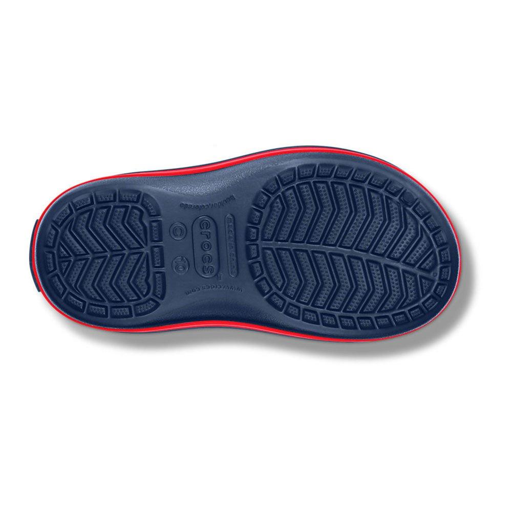 Crocs Зимние пуховые ботинки, детские, темно-синие/красные, 16,5 см