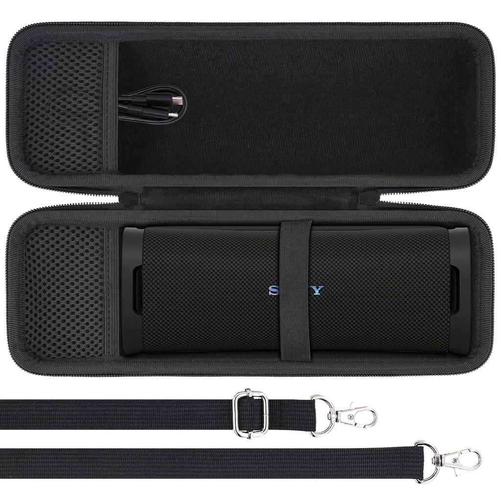 (Case Only) Sony Wireless Speaker SRS-ULT10 Storage Case, Black - co2CREA