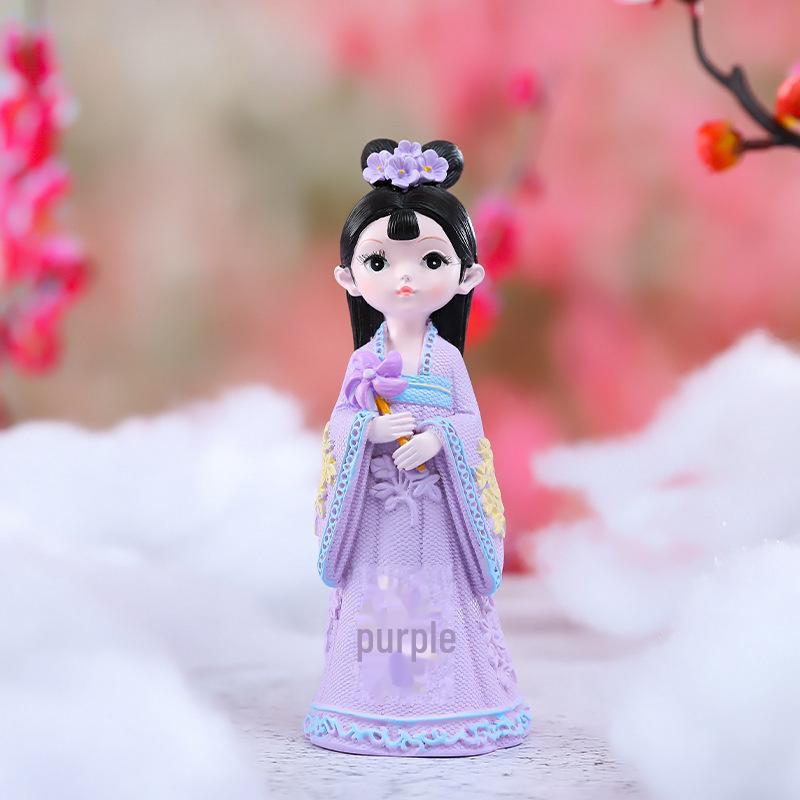 Креативный держатель для телефона в стиле династии Тан: Изысканный орнамент из смолы