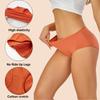 Low-Middle Waist Women's Panties, High Elasticity Women Underwear, Comfortable Cotton Crotch #JS830