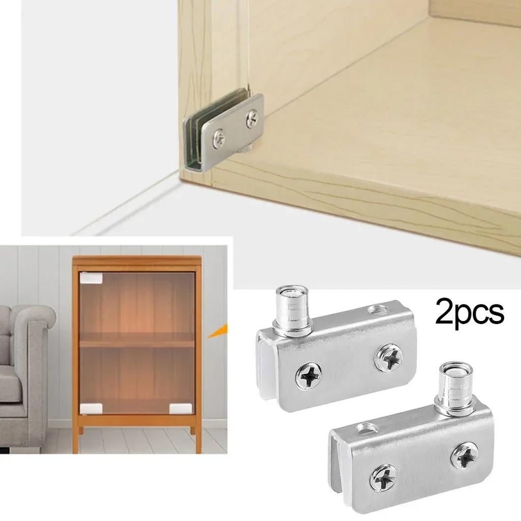 2 шт. стеклянная поворотная петля ось вращения 5-8 мм стеклянная дверь винного шкафа вращающиеся петли зажим зажим вал петли мебель