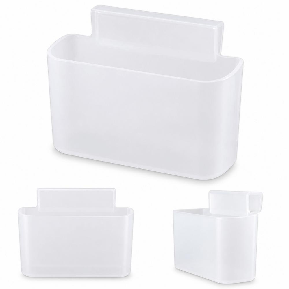 No Drill Refrigerator Side Organizer Wall Mounted Classification Box Kitchen Organization