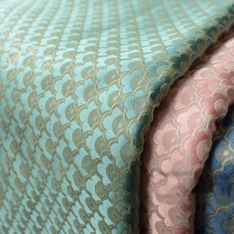 50*150cm Chinese Style Plum Pattern Satin Fabric Soft Retro Damask Woven Brocade Jacquard Fabric DIY Cheongsam Costume Patchwork