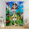 Home Interior Curtains for Living Room Animal Crossings Blackout Curtain Shades Halloween Decoration Tulle for Bedroom Partition
