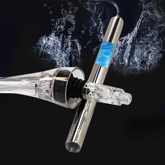 3Pcs Wine Cooling Stick Reusable Stainless Steel Portable 3-in-1 Wine Cooler Aerator Pourer Set Home Supplies