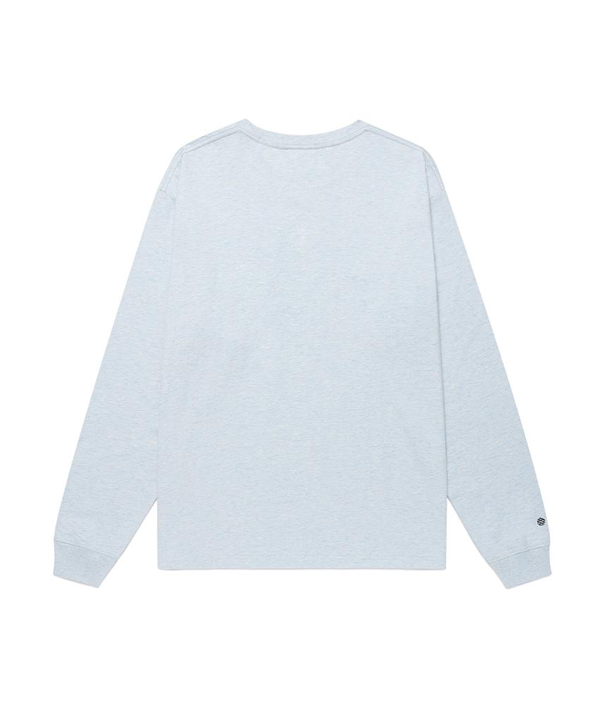 CAVISH Twin Star Check Applique Ls Tee Blue(Cv2Gsut555A)