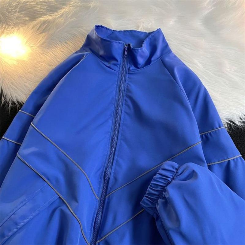 Harajuku Vintage Jacket Women Gorpcore Oversized Y2k Streetwear Track Jackets Windbreakers Gothic Outdoor Causal Coats