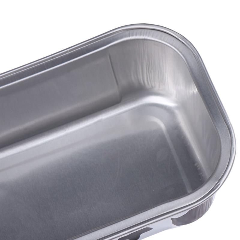 10шт прямоугольные формы для выпечки из алюминиевой фольги с крышкой, инструменты для выпечки