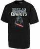 Youth Dallas Cowboys Black Vader Presence Short Sleeve T shirt