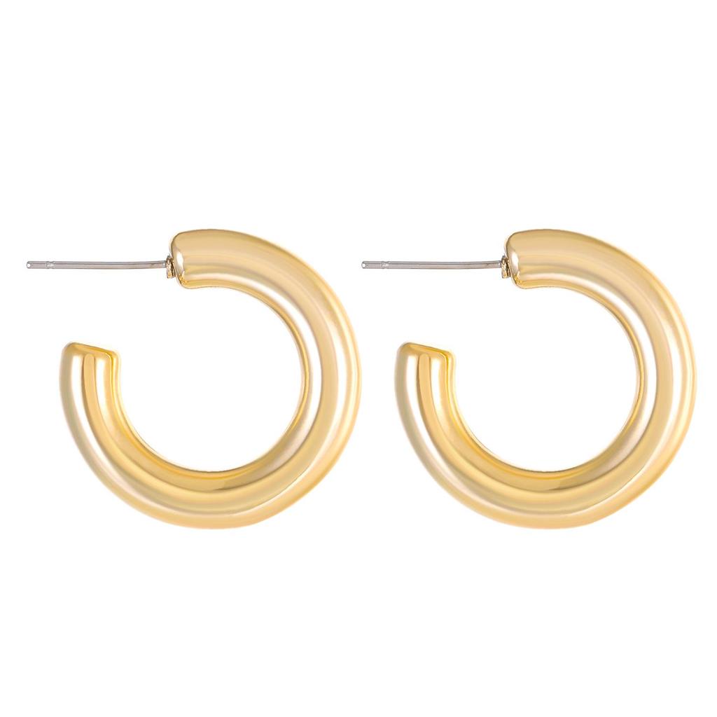 Women's European & American Style Thick Cylindrical Ear Cuff Earrings