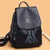 Высококачественный кожаный женский рюкзак-кошельки с кисточкой, роскошный брендовый школьный рюкзак, женская сумка для книг, модная сумка для девочек-подростков Mochila