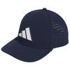adidas Водоотталкивающая охлаждающая кепка для гольфа - Дышащая, с лазерной резкой, темно-синяя KCL42