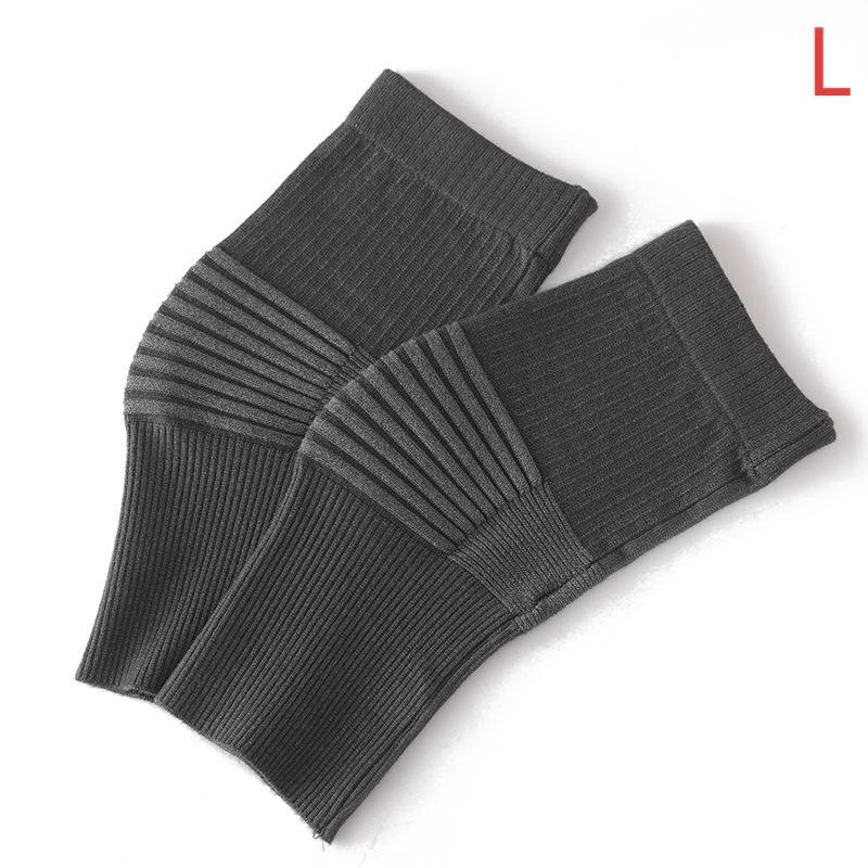 Elastic Cotton Sports Knee Brace Black Stripe Compression Knee Pads for Cross Training WOD Workout Injury Recovery Support