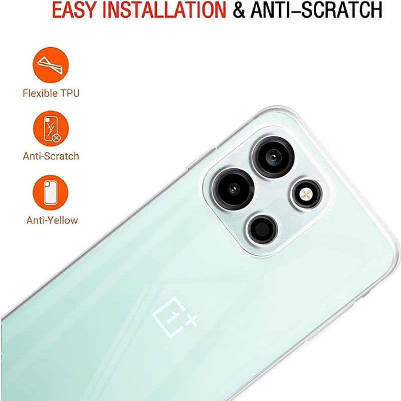 EUCAGR Чехол для OnePlus Nord 6 Ультратонкий Прозрачный Мягкий ТПУ Задняя крышка для OnePlus Nord6 Прозрачный Чехол 1+Nord 6 Бампер
