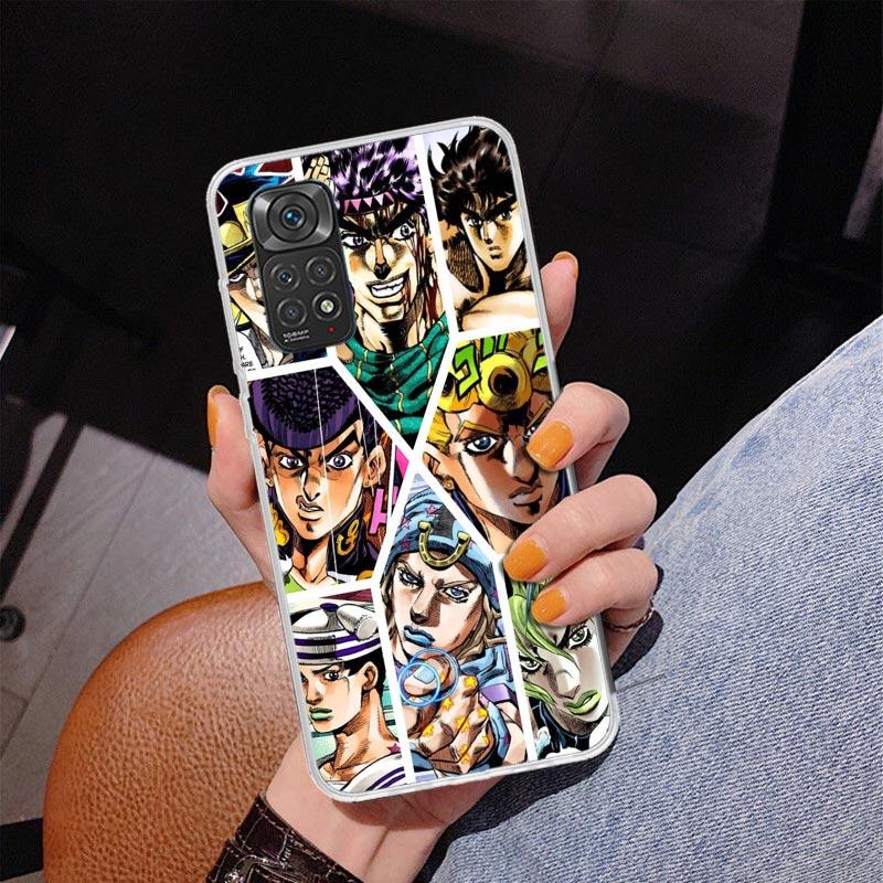 Все чехлы для телефона JoJo's Bizarre Adventure для Xiaomi Redmi Note 15 14 13 12S 12 11 Pro Plus 14S 11S 11E 10 10S 11T 5G Персонализированные