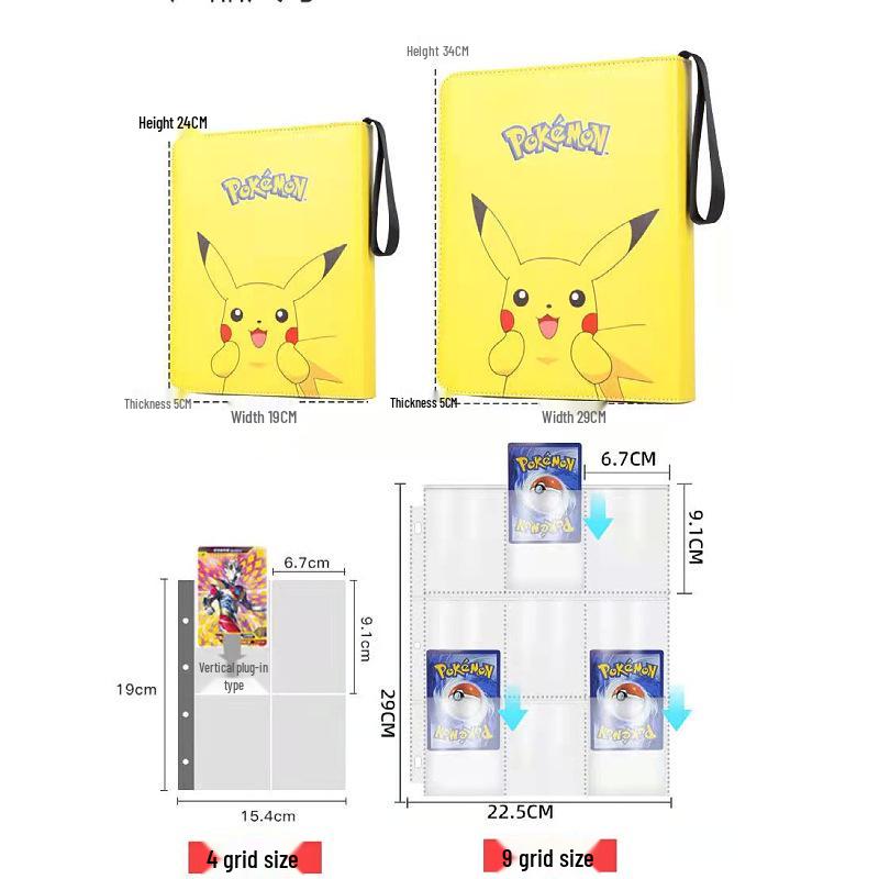 Книга для хранения коллекции карт Pokémon и Yu-Gi-Oh