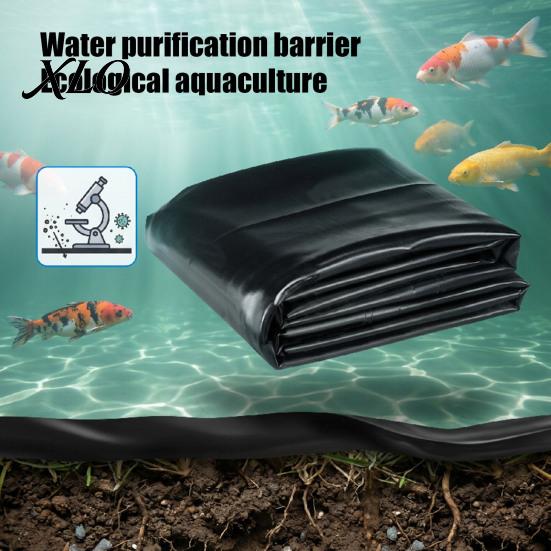 Hdpe Pond Liner Liner, 4x7ft/6.5x10ft/7x10ft HDPE UV Resistant Preformed Aquaculture Reliable Fountain Base Easy Cutting Underlayment for Fountain,