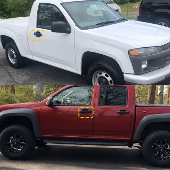 2x Front Outer Outside Exterior Door Handles Left & Right for 04-12 Colorado