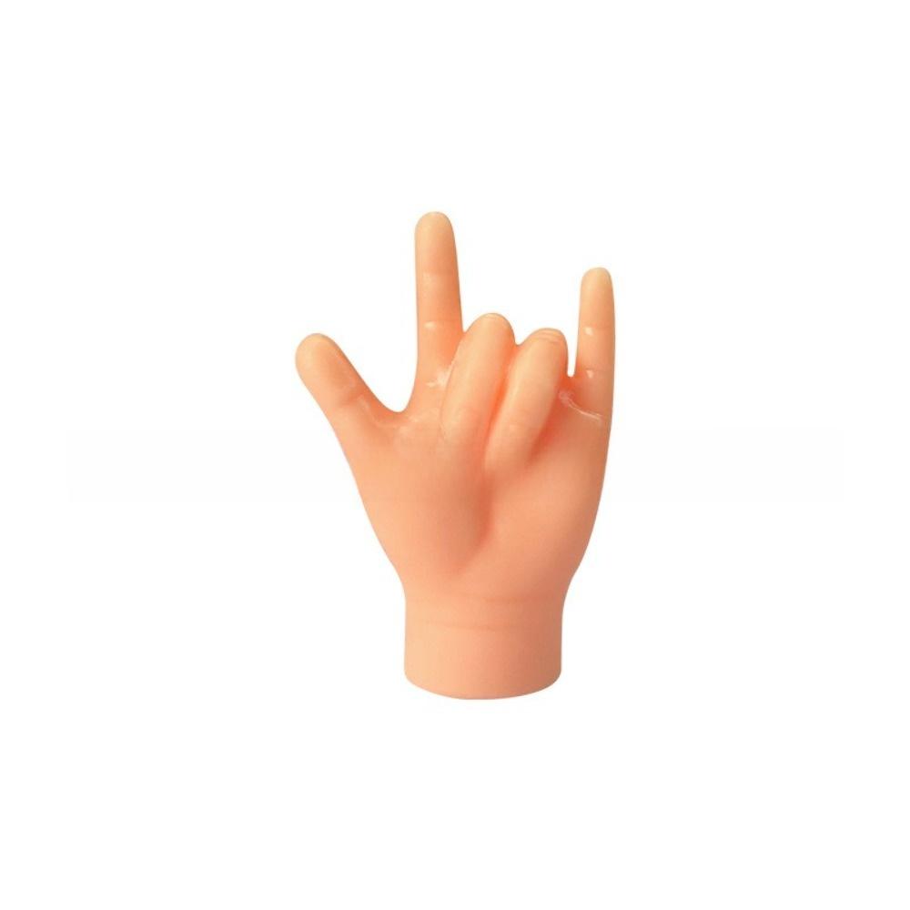 Novelty Feature Finger Cat Toy Mini Size Mini Finger Puppet Funny Funny Prank Gift Pet Supplies