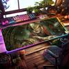 Коврик для мыши Elden-ring RGB Игровой коврик для мыши Настольный коврик HD Геймерский Большой светодиодный Свет XXL Коврики для мыши