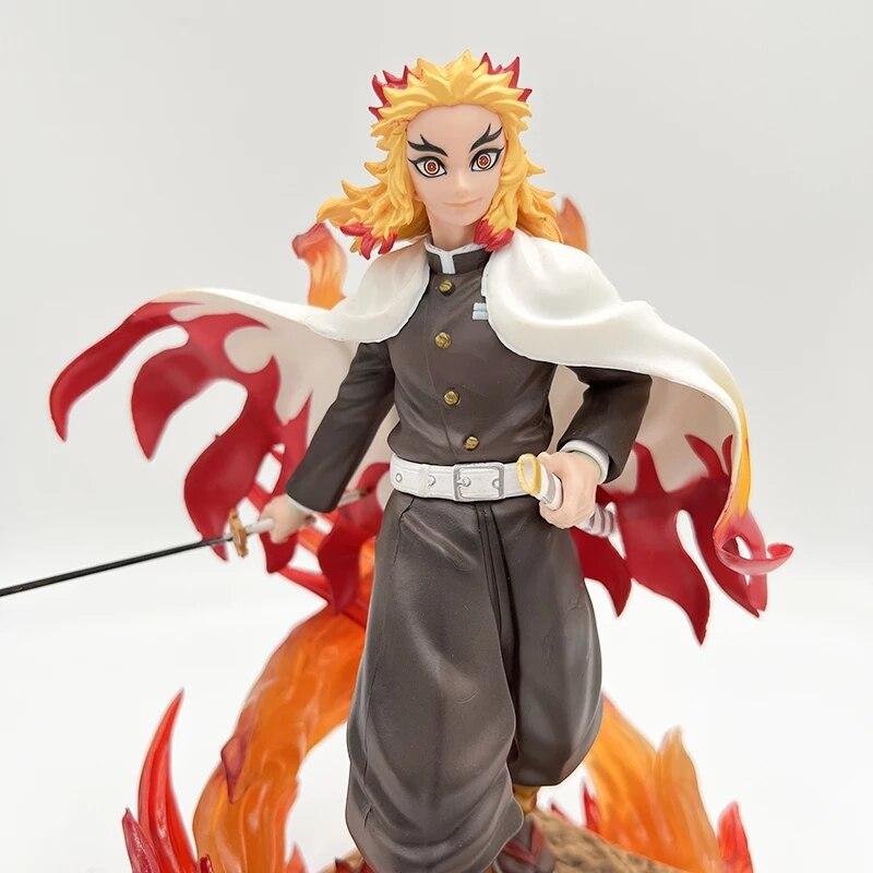 Demon Slayer Rengoku Kyoujurou Anime Figure Kimetsu No Yaiba Action Figure Figurine Model Doll Toy