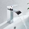 Chrome Waterfall Basin Faucet Hot Cold Mixer Crane Bathroom Sink Faucet,Washbasin Faucet,Faucet For Bathroom