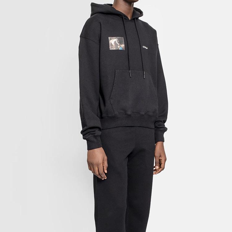 OFF WHITE Худи с принтом Ангела Караваджо OMBB037E20FLE0041010
