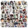 Японские Аниме Наклейки Bungo Stray Dogs, 50 ШТ Мультяшные Наклейки для Машин Компьютера Скрапбукинга Гитары Багажа Скейтборда для Фанатов Мультфильмов (Бунго Бродячие собаки)