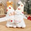 Кофейная пара Фигурка гнома Статуэтка гнома из смолы Безликая скульптура эльфа Рождество Домашний офис Кафе Кофе