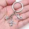 Creative Volleyball Player Key Chain Volleyball Girls Pendant Key Ring for Women Volleyball Keychain Jewelry Gift