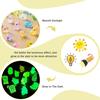 50PCS Mini Resin Animals Variety Pack, Random Assorted Tiny Resin Animal Figurines Glow in the Dark for Fairy Garden Accessories, Aquarium and Micro