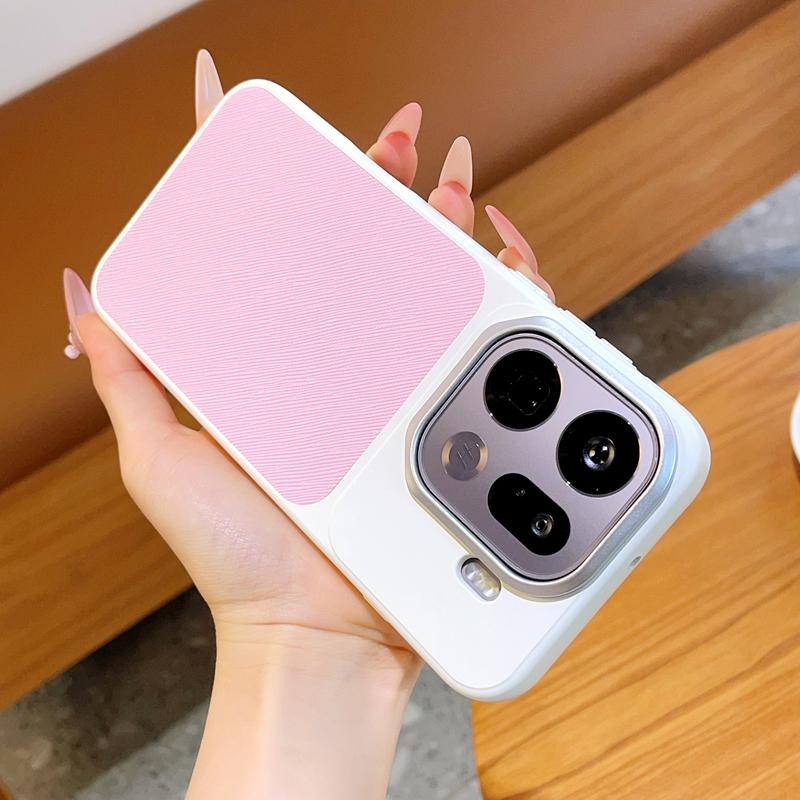 Квадратный Премиальный Кожаный Чехол Для Телефона Oppo Find X9 / OPPO Find X9 Pro С Поднятым Ободком Для Защиты Камеры Задняя Крышка
