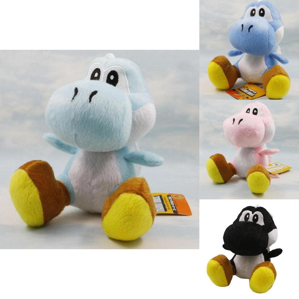 Cute Yoshi Cartoon Plush Toy Soft And Huggable Green Dinosaur Stuffed Animal
