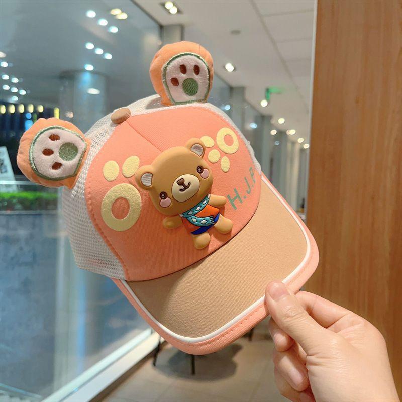 Summer Kids Breathable Mesh Sun Protection Baseball Cap Unisex Toddler UV Shield Visor Hat For Boys And Girls