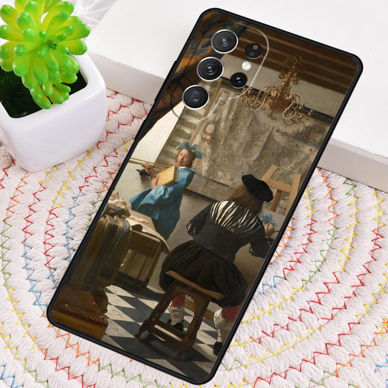 Силиконовый чехол для телефона с изображением Йоханнеса Вермеера для Samsung Galaxy note 10 pro S26 S25 S24 S23 S22 S21 Plus S25Ultra Чехол Capa