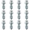 12Pcs M5 X 25 Jack Nuts  Petal Screw Anchors Petal Rivet Expansion Clamp  Hollow Wall Iron Skin Line