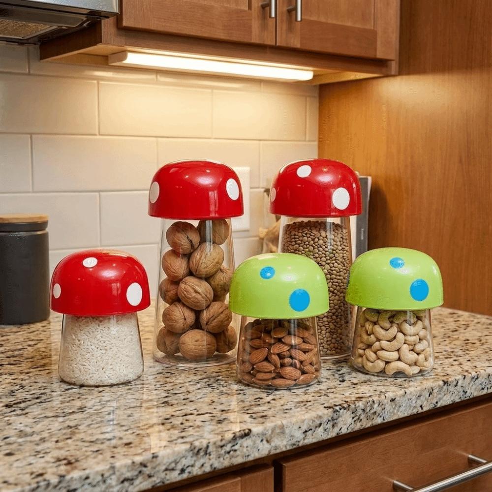 Plastic Grain Storage Jar Sealed Dried Fruit Storage Box Pantry Organizers Candy Snack Box Pantry