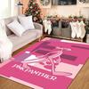 Pink Panther Cartoon Graphic Print Carpet Printing Floor Mats Protective Pad Fashion Doormat