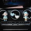New Car Gift Car Perfume Fragrance Cute Cartoon Air Vent Decoration Car Aroma Diffuser Stone Car Interior Ornament Fragrance